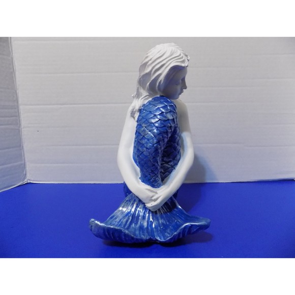 NEW Little Mermaid Sculpture Figurine Nautical Coastal Home Decor - Picture 3 of 6